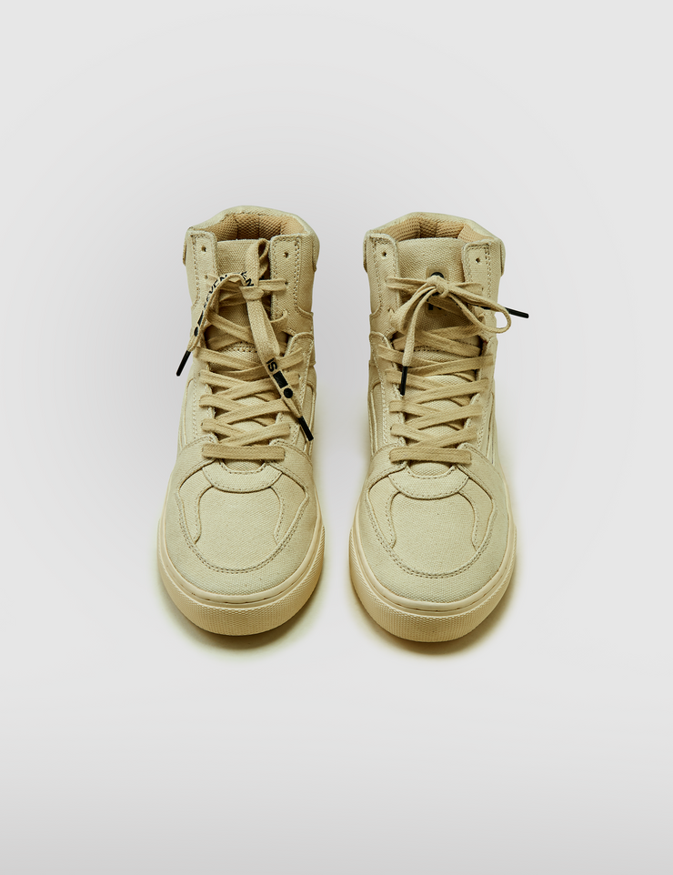 Beige high top sneakers online