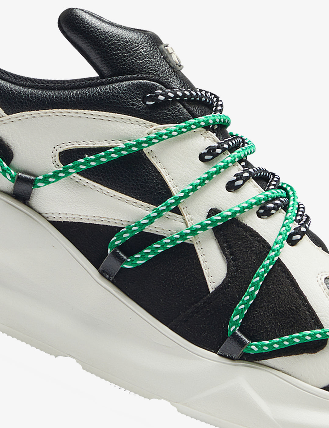 608 black white chunky sneaker