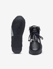 709 black blue high-top sneaker