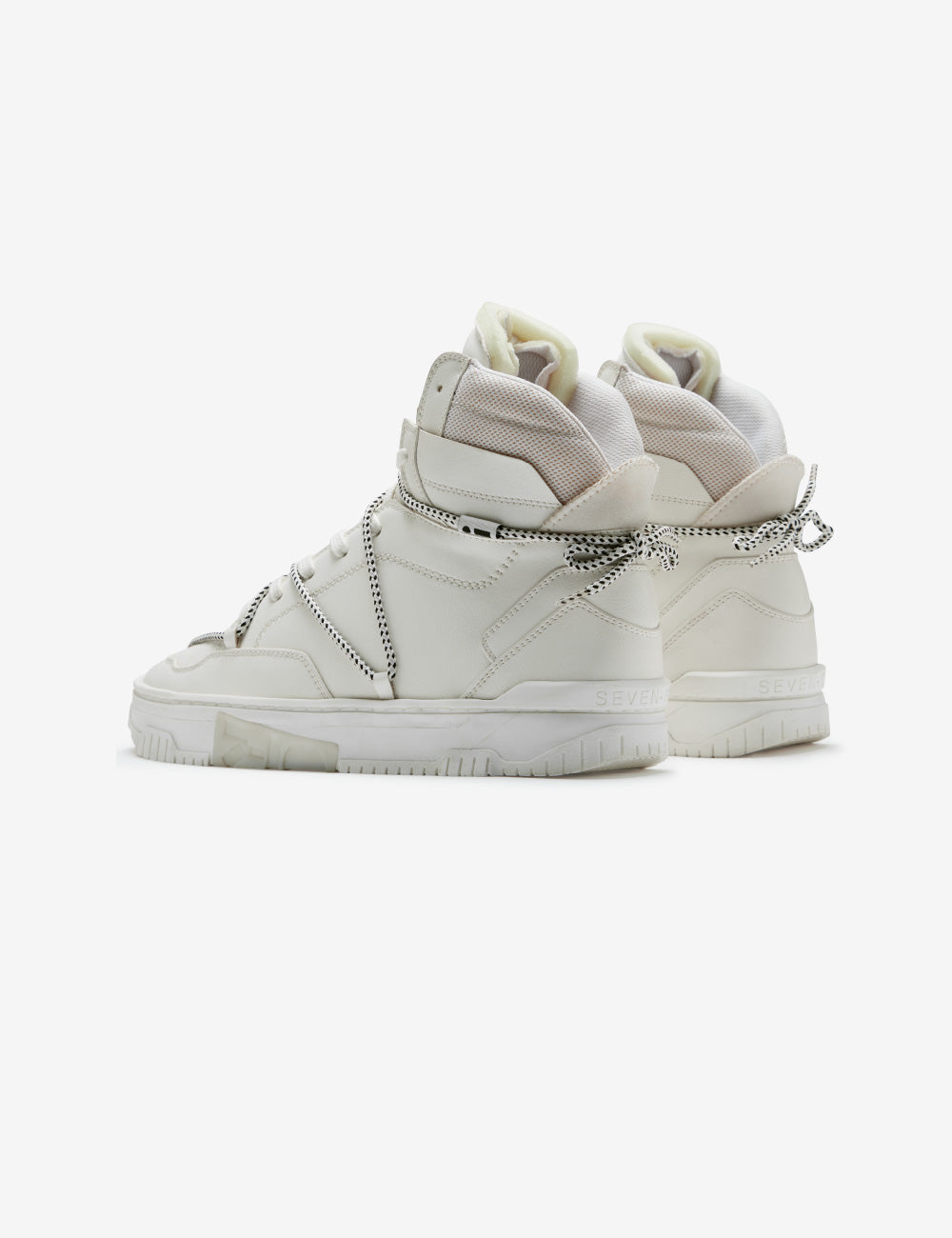 703 triple white hightop sneaker