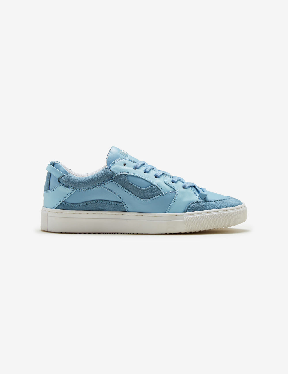 301 powder blue over panelled low-top sneaker