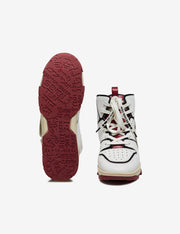 705 white red applique high-top sneaker