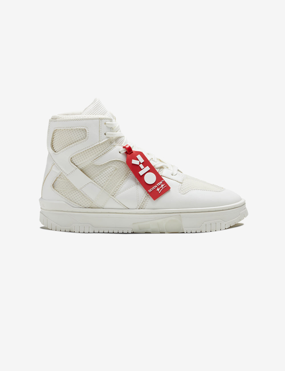 Celeb Spotted - 716 triple white technical high-top sneaker