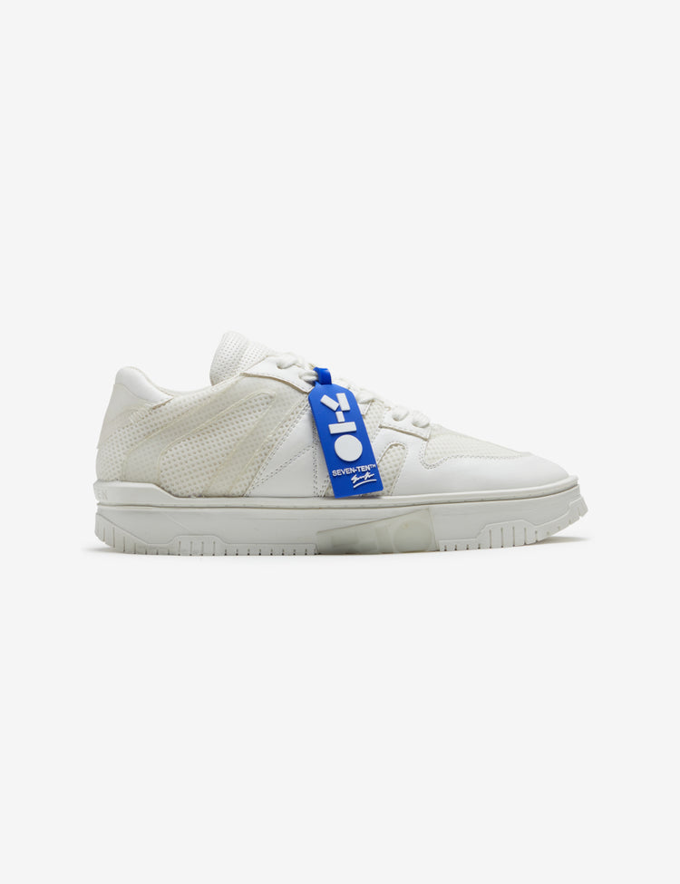 718 triple white technical low-top sneaker