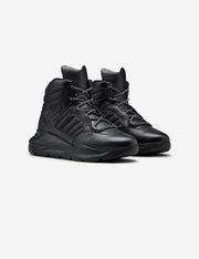 407 black quilted chunky sneaker