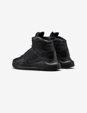 407 black quilted chunky sneaker