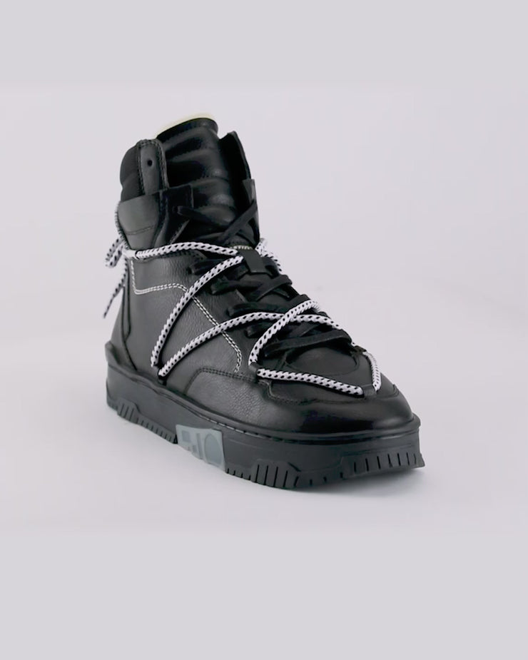 Shop Men's Black & White sneakers (Classic high top shoes) –
