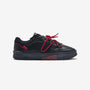 702 black & red low-top sneaker