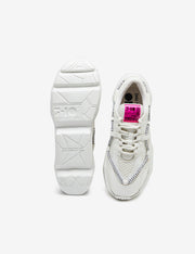 707 white mesh chunky sneaker