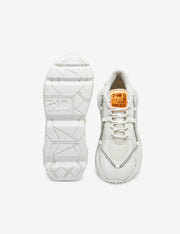 708 white mesh chunky sneaker