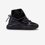 206 Black Draped Sneaker