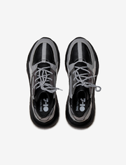 Black Grey PVC Chunky Sneaker Men