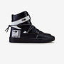 209 Black Graphic High-Top Sneaker