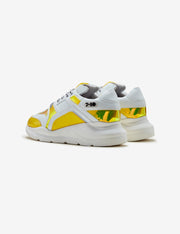 307 white yellow holographic PVC chunky sneaker