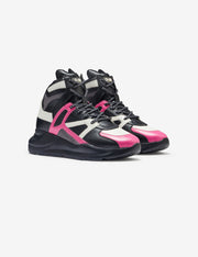 612 black pink chunky sneaker