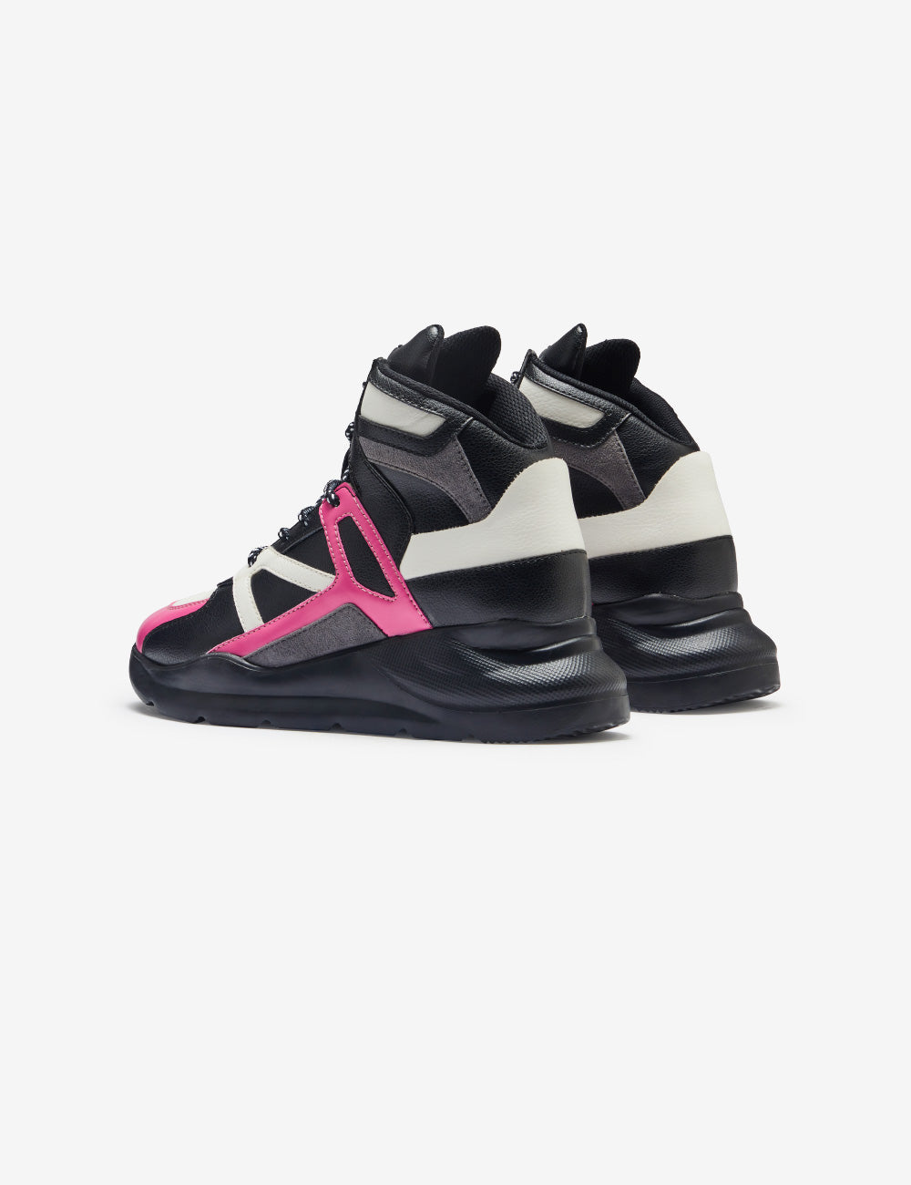 612 black pink chunky sneaker