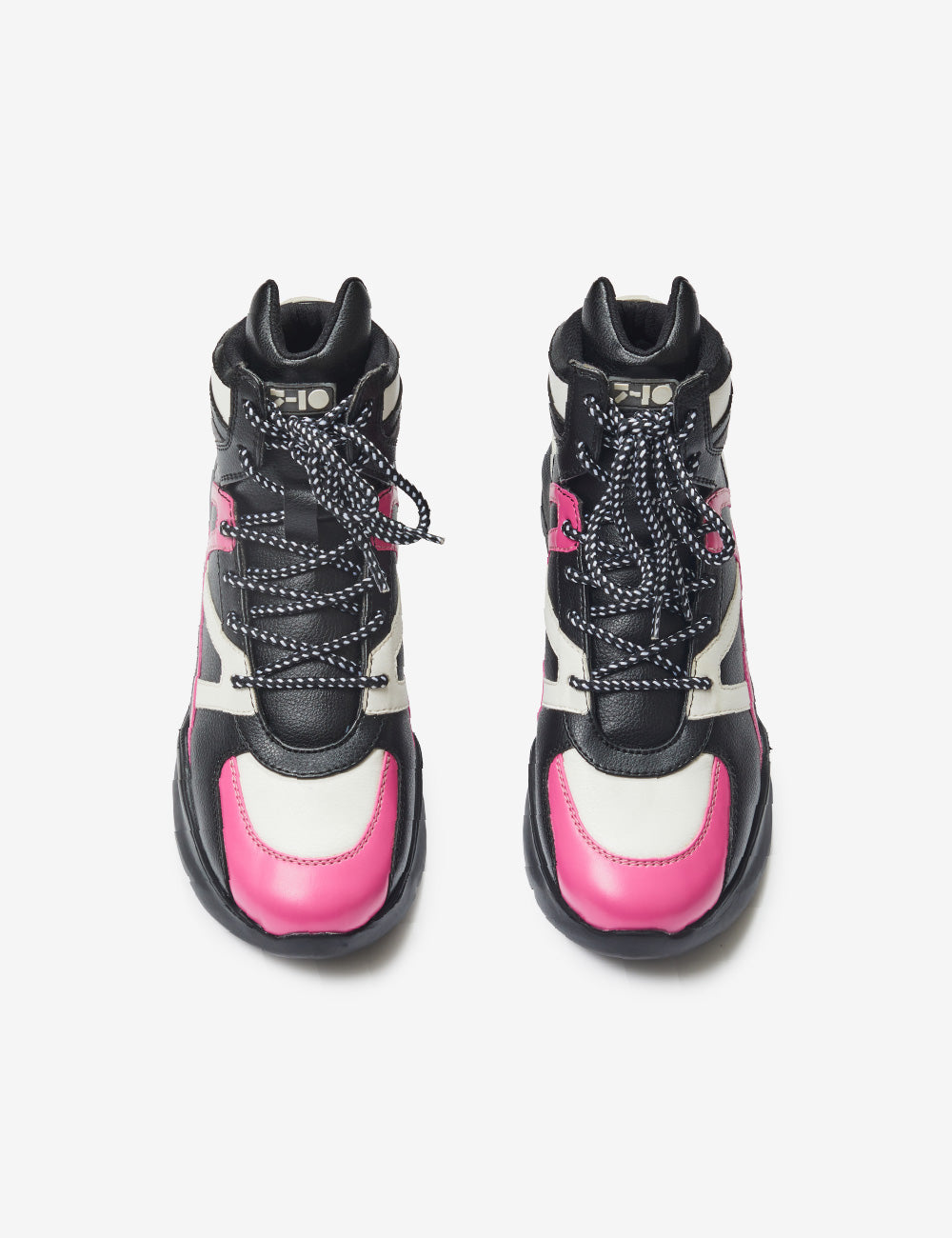 612 black pink chunky sneaker